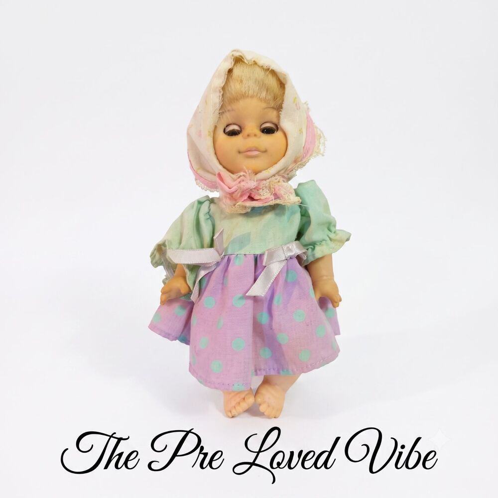 Eugene Doll Company Sleepy Time Vintage Baby Doll 1970s Grannycore